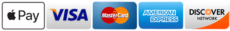 Most Major Credit Cards & Apple Pay Accepted